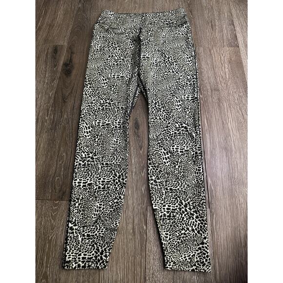 Nike Women’s Full-Length Leggings Size Medium Animal Print Cheetah Leopard EUC - Picture 1 of 3